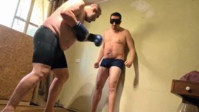 Silver Daddy Boxer gutpunch me without gloves