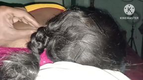 Hot indian desi aunty bowlojob