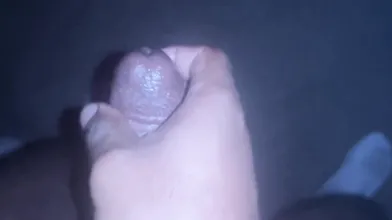 Cumshot inside Lengthy White Socks, Enormous Dark Penis - DameSmiff