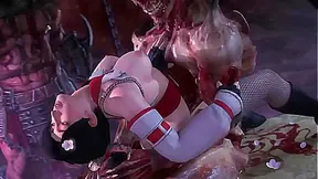 Curvy Girl Takes Monster Cock in Steamy 3D Hentai Sex