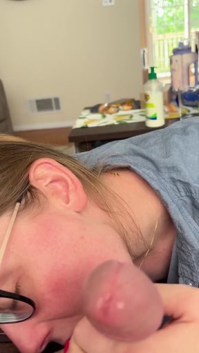 Unexpected Cum in Mouth Blowjob