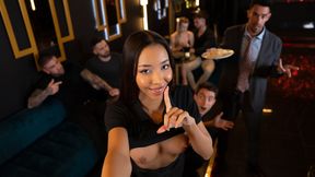 ”Waitress Lia Lin Public Bar Fuck with Jimmy Bud”