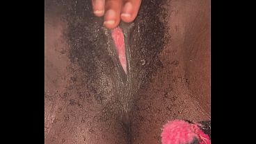 Young HAIRY Jamaican PUSSY