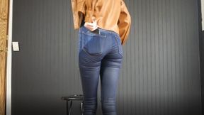 Wetting Rewetting Watch Jeans Dry