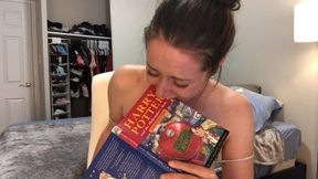 Hysterically Reading Harry Potter While Sitting on a Vibrator!