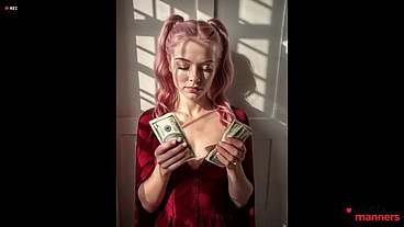 A pink-haired prostitute came to the call, I paid her and she started working.[AI]