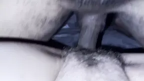 Boyfriend's black friend secretly fucks hairy 18-year-old pussy