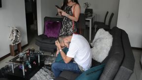 Surprised watching porn