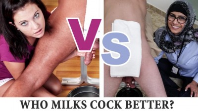 Showdown with Brandi Belle Part 2! Cock Milking Edition