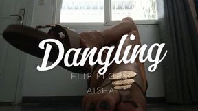 While I'm on the floor I leave my flip flops hanging (8)