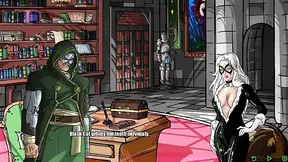 Doom takes advantage of a cowgirl's wanton desires as he hornyly