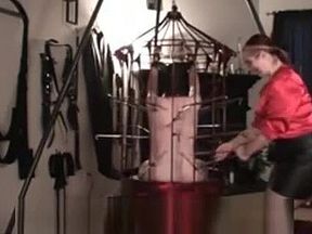Heavy Metal Cage Bondage & Chastity Mistress FemDom Fetish