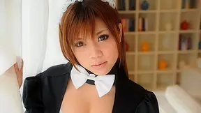 Naughty Maid Nene Azami has huge tits that get cum all over them - JapanHDV