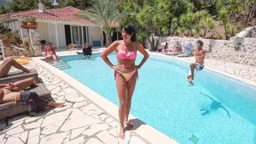 Wild Pool Party MILF Teen Anal Blowjob Orgy