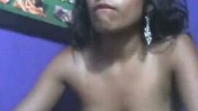 Nasty Indian chick with tiny boobs chats with me online