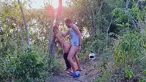 I Took My Stepsister-in-laws Pregnant Stepdaughter For A Walk In The Woods!