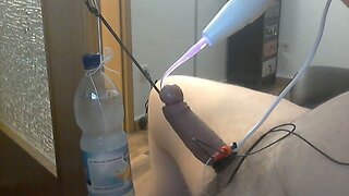 schwanzfolter koks electro peehole urethra