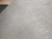 CUMMING through my Black Shorts