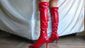 Worship Red Supergirl's Boots (mkv)