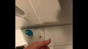 Back in the gym toilets again