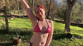Pissing Outdoors and Painting My Body with My Pee