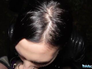 Public Agent Hawt tattooed concupiscent minx night time screw