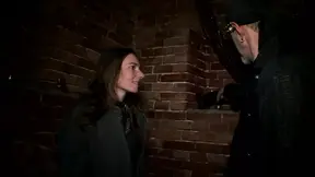 Submissive Slave Walks Like a Dog on a Leash and Gets Whipped