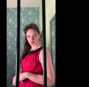 Vivienne L'amour - Caged Sissy Cuck POV