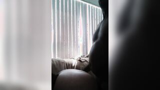 Doggie Style Quickie big black cock Bust On My Phat White BOOTY