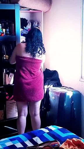 She Caught Me Watching Her Get Dressed but Instead of Being Mad, She Invited Me Closer