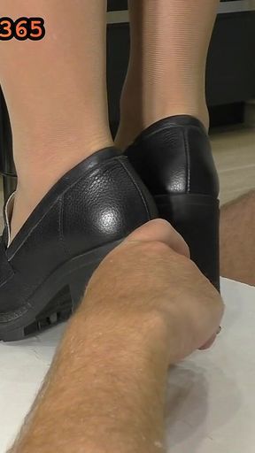 Cock Get Flattened (shoes)