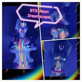 Behind the Scenes of the Neon Dreamscape photo/video shoot