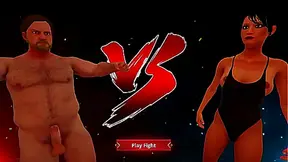 Ethan vs. Rachel (Naked Fighter 3D)