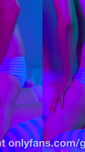 Thrilling moment from &quot;Fuck The Fleshlight While You Ride My Strapon Pegging For Femdom-Mommy&quot;