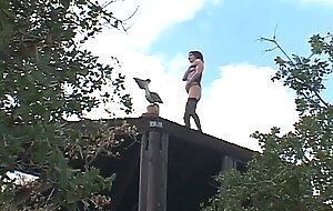 Leah Stevenson gets her pussy and ass fucked by two men