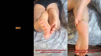 ArcticHottie MILF Soles Tease Dick Hard Cum Flood Feet