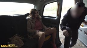Sex Taxi - Small Italian teen with juicy tits gets the ride of her life with huge cock driver