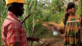 After a meeting in the village with this pretty peasant, a bar at the bar and then at the hostel for a good part of the leg in the air