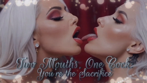 Two Mouths, One Cock