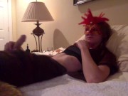 Royal fox teen femboy twink plays with himself and takes big foxy tail (and forgets to edit)