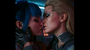 Lesbian love in the cyber world