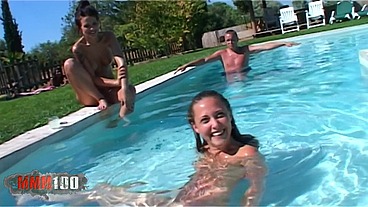 Hungarian Pornstar Nikky Blond and her boyfriend playing with their sex - remastered
