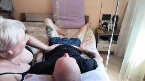I relish f**king my son's cock&#x1F32D; till he explodes