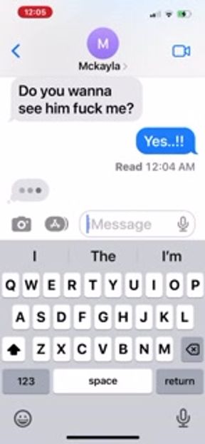 Slut texting boyfriend that his friend came over and fucked her (part 2)