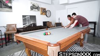 My cute stepson Troye Jacobs gave me a pool table so I gave him my yummy cum