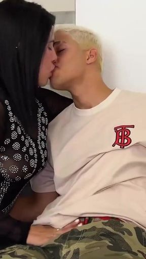 Iconic moment from &quot;My horny brother-in-law sneaks into my room while my stepsis is busy in the kitchen Kylei Ellish&quot;