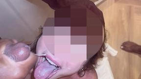 double black bulls destroyed my holes in a filthy dp & dpa session while my cuck husband watched and cleaned up