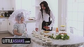 Cosplay Asian Hardcore: Skinny Pink-haired Asian Princess Craves An Afternoon Cock - Kimmy Kimm