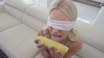 Blindfolded Fun: Jazlyn Ray’s Naughty Hand Challenge Turns Hardcore
