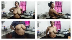 Season 387. Bhabhi fucking in kitchen after cocking lick